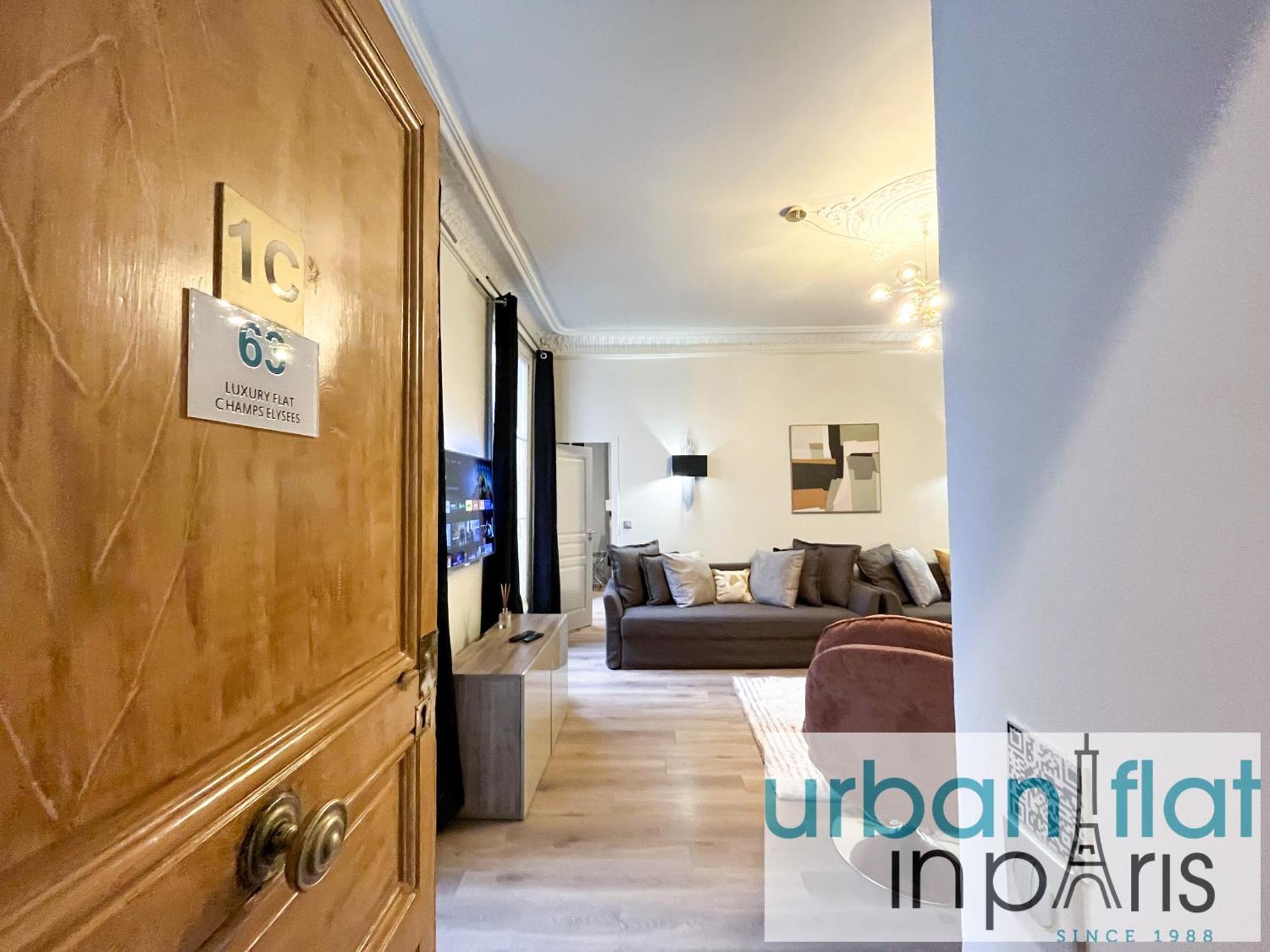 Urban Flat 63 - Beautiful 3 Bedroom Flat Champs-Elysees Parijs Buitenkant foto